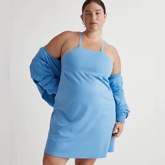 Madewell Blue Plus Flex 2.0 Fitness Dress Size 1X - Picture 3 of 5